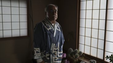 アイヌ民族団体「ラポロアイヌネイション」の会長、差間正樹。伝統的なサケ漁をする権利を取り戻そうと闘ってきたPhoto: Chang W. Lee/The New York Times
